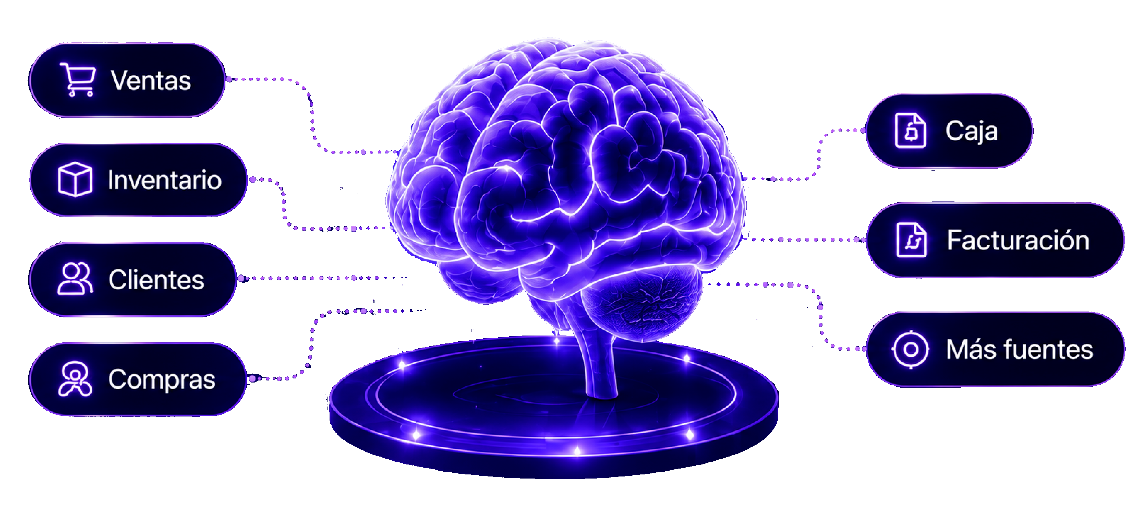 Ilustración de cerebro