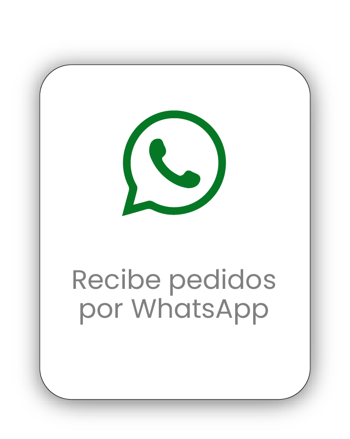 Recibe pedidos por WhatsApp